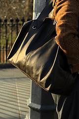 Veľké tašky - Kožená cestovní taška - tmavě hnědá - 16564416_