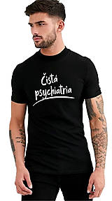 Pánske oblečenie - Čistá psychiatria pánske (M - Šedá) - 16563553_