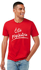 Pánske oblečenie - Čistá psychiatria pánske (L - Oranžová) - 16563562_