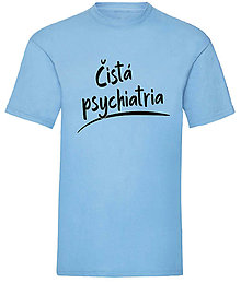 Pánske oblečenie - Čistá psychiatria pánske (L - Modrá) - 16563612_