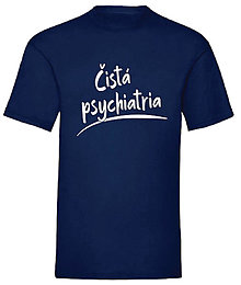 Pánske oblečenie - Čistá psychiatria pánske (S-2 - Modrá) - 16563620_