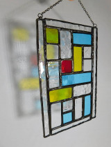 Dekorácie - dekorácia "farebná vitráž" - 16563984_