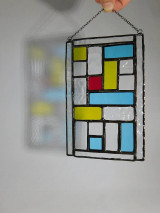 Dekorácie - dekorácia "farebná vitráž" - 16563987_