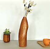 Dekorácie - Drevená váza Femm - 16561889_
