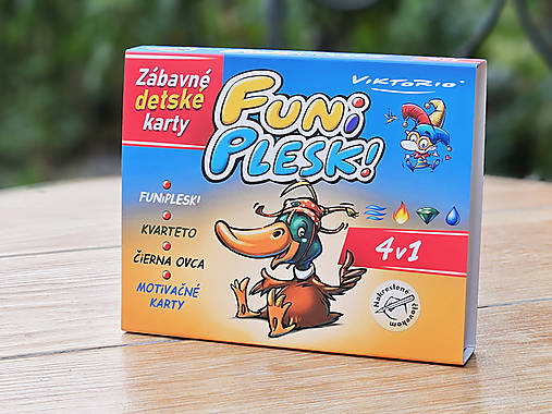 Hračky - FUNIPLESK 4 V 1 - KARTOVÁ HRA - 16562955_