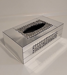 Úložné priestory & Organizácia - Zrkadlový box na servítky - 16562551_