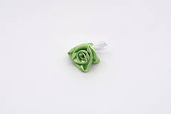 Svadobné pierka - Pierko svetlá zelená ruža - 16565859_