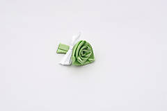 Svadobné pierka - Pierko svetlá zelená ruža - 16565860_