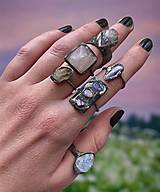 Prstene - Rôznorodé prstienky (Cínovaný prsteň - ametyst) - 16565757_