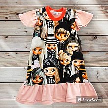 Detské oblečenie - Dětské šaty s volánky 98 - 16565269_