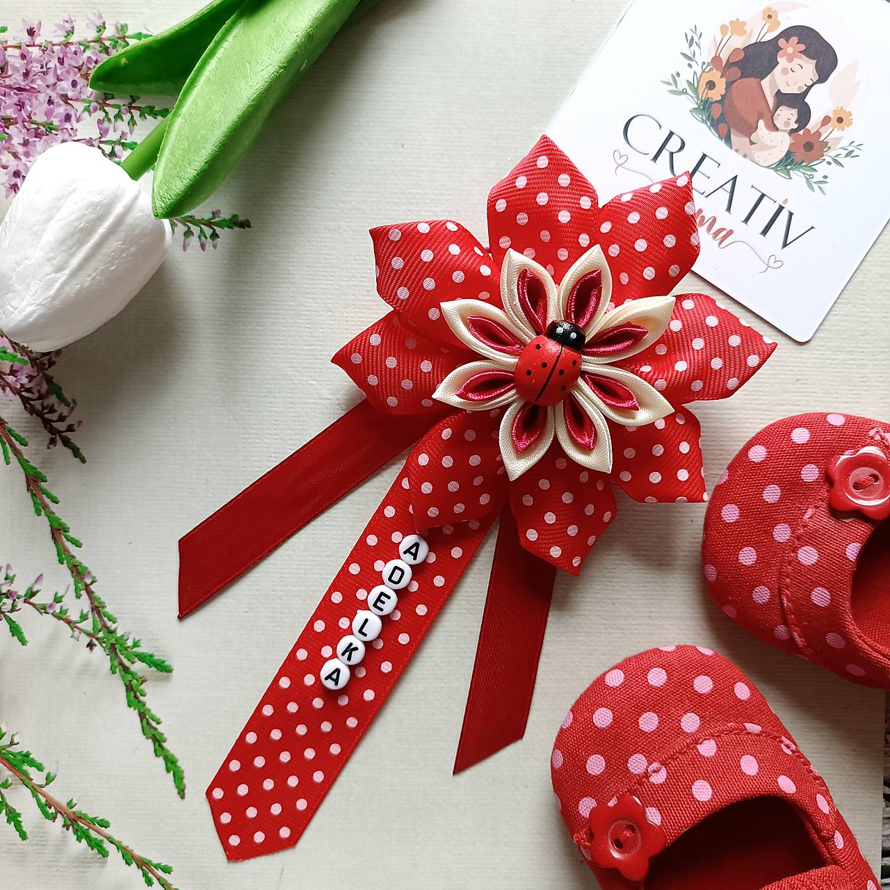 Mašlička na kočík 