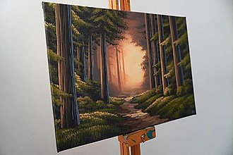Obrazy - Lesný Chodníček - 30 x 40 cm - 16565938_