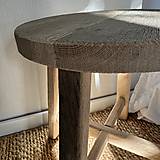 Nábytok - okrúhly stolček / stolička - 16568490_