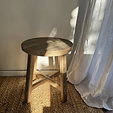 Nábytok - okrúhly stolček / stolička - 16568502_
