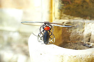 Náhrdelníky - Nerezový náhrdelník.... " Ze života hmyzu ". - 16567871_