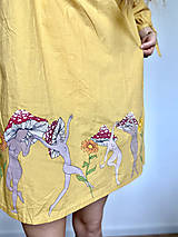 Šaty - Ručne maľované šaty - tancujúce ženy muchotrávky - 16568623_