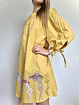 Šaty - Ručne maľované šaty - tancujúce ženy muchotrávky - 16568626_