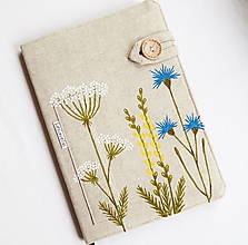 Papiernictvo - Zápisník A5 - Kvety (ručne maľovaný) - 16569856_