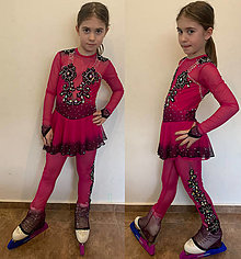 Detské oblečenie - Šaty na krasokorčuľovanie - 16569931_
