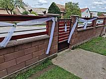 Dekorácie - Vonkajšia výzdoba - plot pred domom - 16570034_