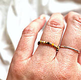 Prstene - Prsteň*čmeliakov jaspis Bumblebee*0,2cm*Ag - 16569048_