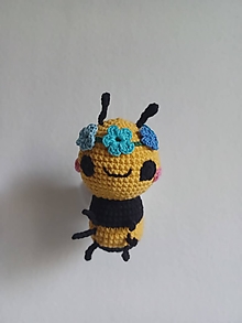 Hračky - Včielka Kvetka (Žltá) - 16570201_
