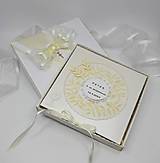 Dekorácie - Luxusný vanilkový darčekový set 1. sv. prijímaniu/birmovke - 16569635_