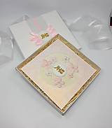 Dekorácie - Luxusný ružový darčekový set 1. sv. prijímaniu/birmovke - 16569674_