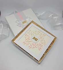 Dekorácie - Pohľadnica k 1. sv. prijímaniu/birmovke - Vyskladaj si luxusný jemný setík s ružovkastým odtieňom - 16569780_