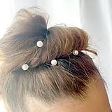 Ozdoby do vlasov - Wedding Pearl Hairpin 8mm / Svadobné vlásenky perličkové E037 - 16571248_