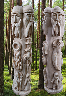 Sochy - Svantovít - veľká socha - 160 cm - 16571511_