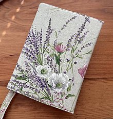 Papiernictvo - obal na knihu režné kvetiny - 16572631_
