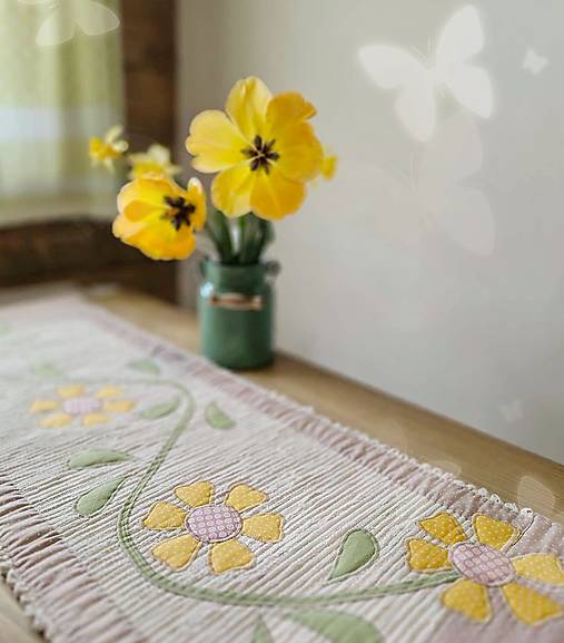 Úžitkový textil - letná originál tkaná štóla - 16571437_