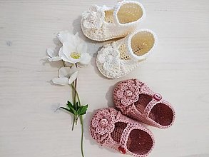 Detské topánky - Sandálky s kvetinkou - 16571280_