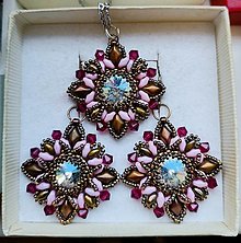 Sady šperkov - Set šperkov so Swarovski kryštálmi - 16571560_