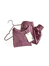 Detské oblečenie - Detská mikina s menom NELKA - lavender - 16573018_