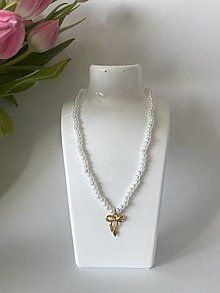 Náhrdelníky - Coquette náhrdelník (Coquette náhrdelník zlatý) - 16571804_