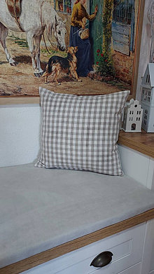 Úžitkový textil - Sedák do vstavanej skrine/pieskový/zamat (125×50cm/3cm) - 16574560_
