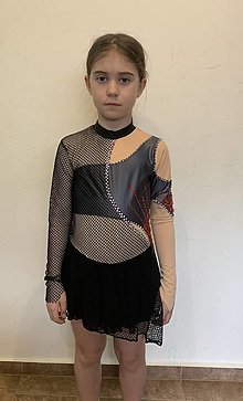 Detské oblečenie - Šaty na krasokorčuľovanie - 16574468_