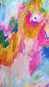Kresby - abstraktné kvetiny pastelové - 16574054_