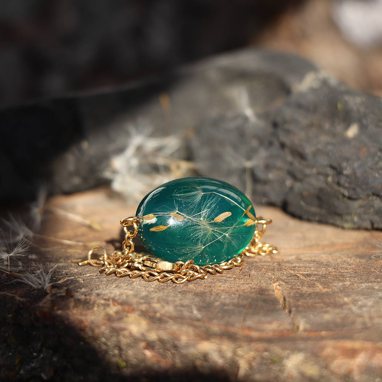 Náramok Púpava v zelenom