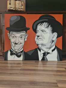 Obrazy - obraz Laurel a Hardy - 16573237_