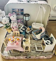 Hračky - Veľký Čarovný kufrík s myšacou rodinkou - 16573513_