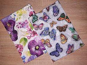 Úžitkový textil - Uterák/ utierka motýliky - 16576785_