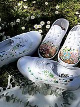 Ponožky, pančuchy, obuv - ♥ Ručne maľované tenisky ♥ - 16575104_