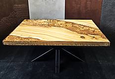 Nábytok - Konferenčný stôl tmavý bronz - 16576553_