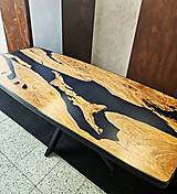 Nábytok - Jedálenský stôl z kmeňa olivovníka - 16576759_