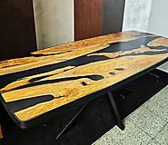 Nábytok - Jedálenský stôl z kmeňa olivovníka - 16576762_