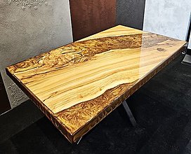 Nábytok - Konferenčný stôl tmavý bronz - 16576556_