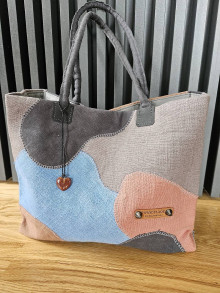 Veľké tašky - Taška - patchwork - 16576008_